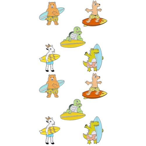 BESPORTBLE 2 Sätze Broschen Schmucknadel Niedliche Brosche Für Hut Tiere Dekoration Die Tierkleidung Brosche Ornamente Brosche Tierbroschen Mantelbrosche 5 Stück * 2 BESPORTBLE 2 Sätze Broschen Schmucknadel Niedliche Brosche Für Hut Tiere Dekoration Die Tierkleidung Brosche Ornamente Brosche Tierbroschen Mantelbrosche 5 Stück * 2 von BESPORTBLE