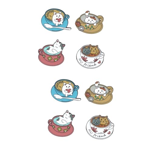 BESPORTBLE 2 Sätze Cartoon Brosche Anstecker Für Frauen Diy Kostüm Zubehör Für Zu Geburtstagen Feiertagen Leicht Tragbar Einfach Zu Befestigen 4 Stück * 2 von BESPORTBLE