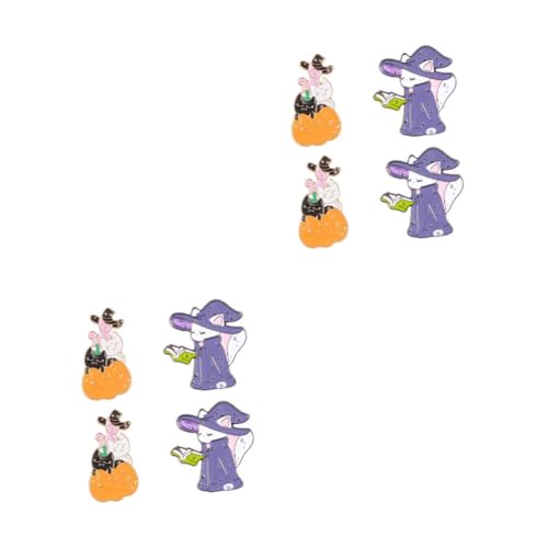 BESPORTBLE 2 Sätze Cartoon Brosche Pins Dekorative Katzenbrosche Für Kleidung Lustige Anstecker Für Frauen Feiertage Täglichen Modegestaltung 4 Stück * 2 von BESPORTBLE