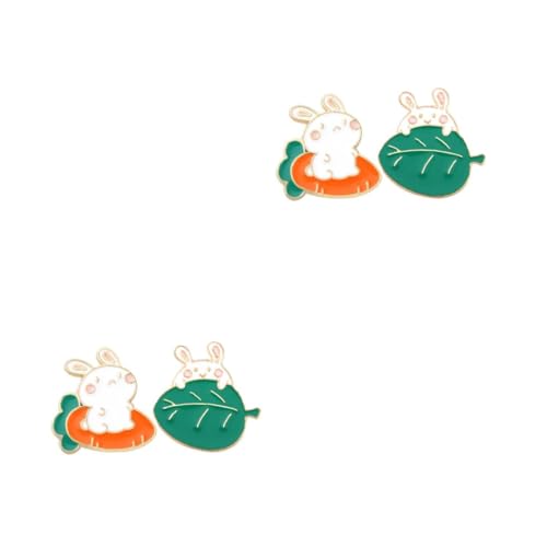 BESPORTBLE 2 Sätze Cartoon Broschen Lustige Abzeichen Für Kleidung Süße Dekoration Für Taschen Schals Für Frauen 2 Stück * 2 von BESPORTBLE