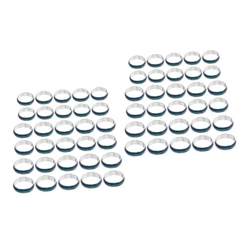 BESPORTBLE 2 Sätze Farbwechselndes Stimmungsring Für Frauen Lustige Farbwechselringe Für Geschenkidee Für Geburtstage Und Besondere Anlässe 50 Stück * 2 von BESPORTBLE