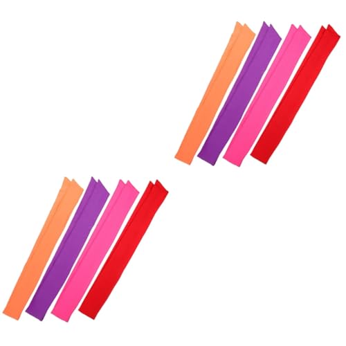 BESPORTBLE 2 Sätze Fitness-bandana Schweißstirnbänder Für Männer Kopfbedeckung Damen Haarbänder Haarband Hair-band Haarschmuck Geknotetes Stirnband Haarwickel Für Stoff 4 Stücke * 2 von BESPORTBLE