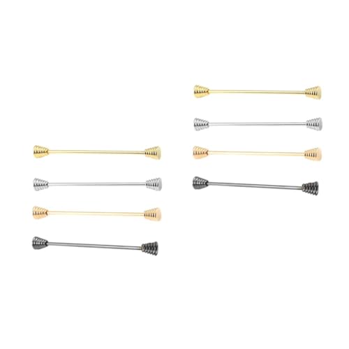 BESPORTBLE 2 Sätze Herren Anzug Brosche Teiliges Roségold Gun Stilvolle Kragenbrosche Für Männer 4 Stück * 2 von BESPORTBLE