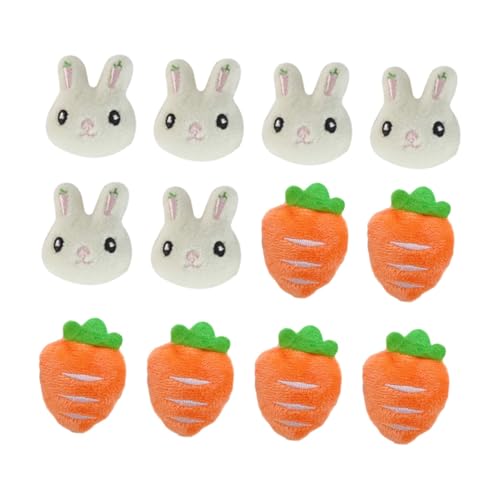 BESPORTBLE 2 Sätze Kawaii Karotten Rabbit Brosche Teiliges Cartoon Anstecker Für Kleidung Taschen Accessoires Broschen Für Leicht Tragbar 12 Stücke * 2 von BESPORTBLE