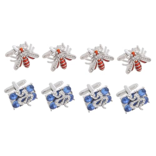 BESPORTBLE 2 Sätze Manschettenknöpfe Mit Bienenmotiv Manschettenknöpfe Kleidung Schmuck Herren Manschettenknöpfe Smokingknöpfe Business Anzug Manschettenknöpfe Anzugknöpfe 2 Paare * 2 BESPORTBLE 2 Sätze Manschettenknöpfe Mit Bienenmotiv Manschettenknöpfe Kleidung Schmuck Herren Manschettenknöpfe Smokingknöpfe Business Anzug Manschettenknöpfe Anzugknöpfe 2 Paare * 2 von BESPORTBLE
