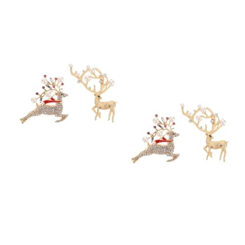 BESPORTBLE 2 Sätze Pearl Diamond Pin Pullover Perle Strassbrosche Pin Hirsch Brustnadel Geweih Brosche Halstuch Brosche Strass-bruststift Golden Zink Legierung 2 Stück * 2 BESPORTBLE 2 Sätze Pearl Diamond Pin Pullover Perle Strassbrosche Pin Hirsch Brustnadel Geweih Brosche Halstuch Brosche Strass-bruststift Golden Zink Legierung 2 Stück * 2 von BESPORTBLE