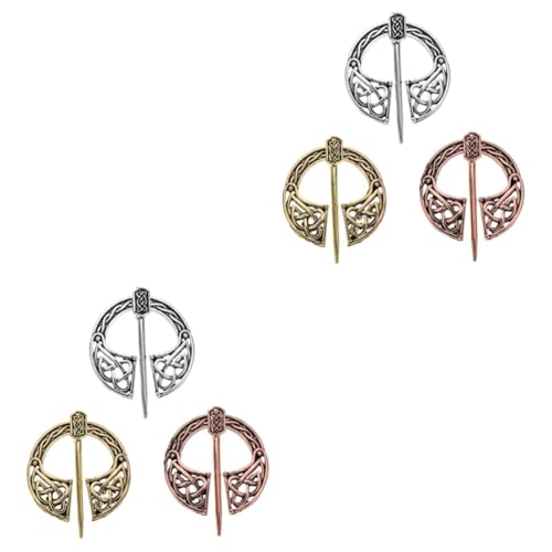 BESPORTBLE 2 Sätze Retro Broschen Pack Vintage Anstecknadeln Für Kleidung Accessoires Stilvolle Dekoration Für Jacken Schals Mäntel 3 Stücke * 2 von BESPORTBLE