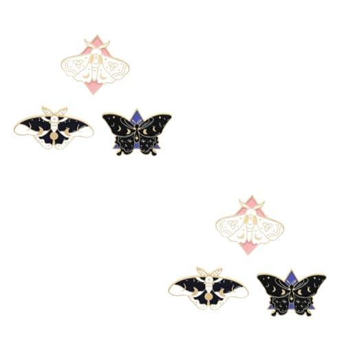 BESPORTBLE 2 Sätze Stylische Brosche Legierung Kreative Kleidungspins Für Dekoration Von Kleidung Taschen Schals Für Partys Geburtstage 3 Stücke * 2 von BESPORTBLE