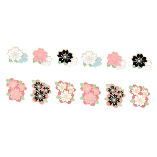 BESPORTBLE 2 Sätze Stylische Broschen Japanische Cartoon Anstecker Für Frauen Dekorieren Von Kleidung Taschen Schals Leicht Tragbar Besondere Anlässe 6 Stück * 2 von BESPORTBLE