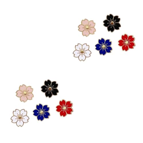BESPORTBLE 2 Sätze Teiliges Anstecknadeln Im Japanischen Kirschblüten Broschen Für Kleidung Accessoires Weiß 5 Stück * 2 von BESPORTBLE