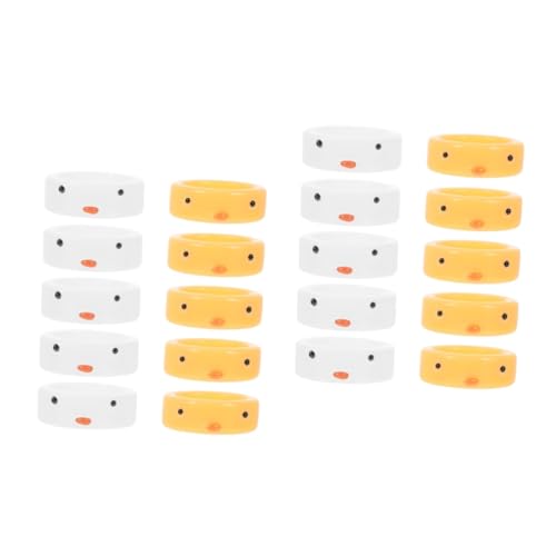 BESPORTBLE 2 Sätze Teiliges Finger Ringen Für Frauen Einfache Niedliche Dekorationen Für Für Ihre Liebsten 10 Stück * 2 von BESPORTBLE