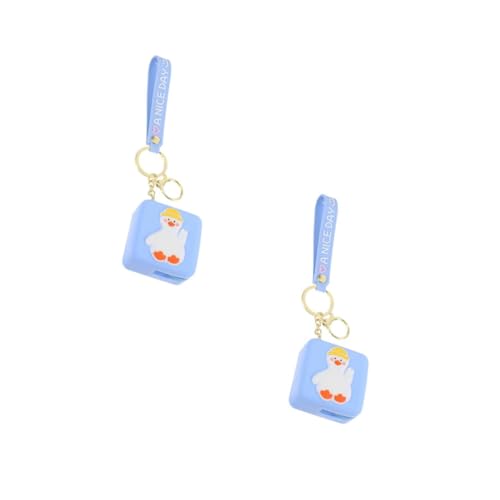 BESPORTBLE 2 Stck. Cartoon Schlüsselanhänger Geldbörse für USB Aufbewahrungstasche Süßer Anhänger für Handtaschen Rucksäcke oder Schlüssel Platzsparend Einfach Praktischem Reißverschluss von BESPORTBLE