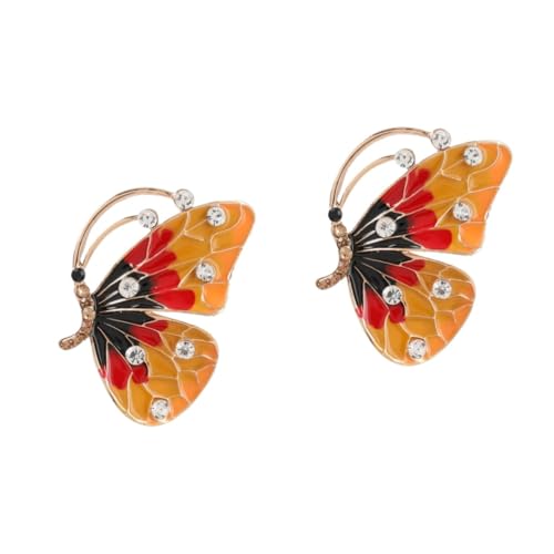 BESPORTBLE 2 Stck. Delicate Brosche Legierung mit Funkelnden Rhinestones Kreative Schmetterlingsform für Kleidung Taschen Hüte Perfektes für Familie Freunde BESPORTBLE 2 Stck. Delicate Brosche Legierung mit Funkelnden Rhinestones Kreative Schmetterlingsform für Kleidung Taschen Hüte Perfektes für Familie Freunde von BESPORTBLE