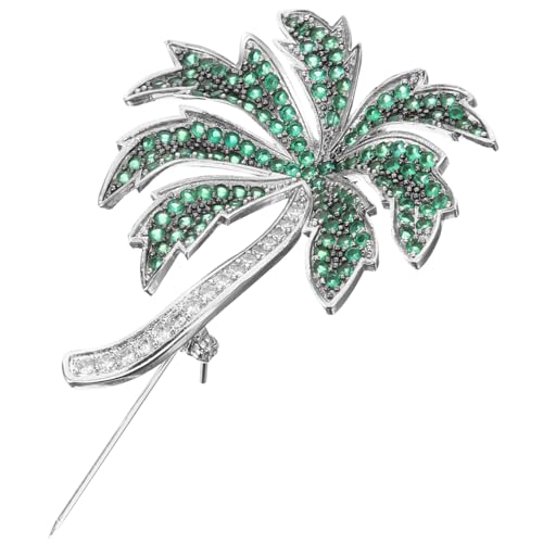 BESPORTBLE 2 Stck. Hawaii Kokosnuss Brosche für Damen Anstecknadel für Cardigans Kleider Schals Accessoires für Hochzeiten Partys Besondere Anlässe von BESPORTBLE