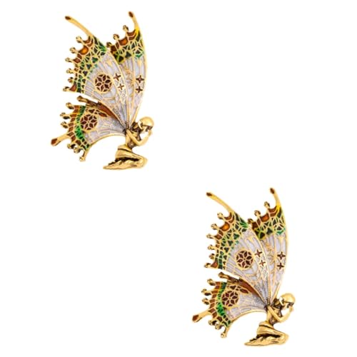 BESPORTBLE 2 Stck. Mode Brosche mit Funkelndem Design Anstecknadel für Damen Herren für Partys Besondere Anlässe Stilvolles Accessoire für Kleidung Schal Schmucknadel Legierung von BESPORTBLE