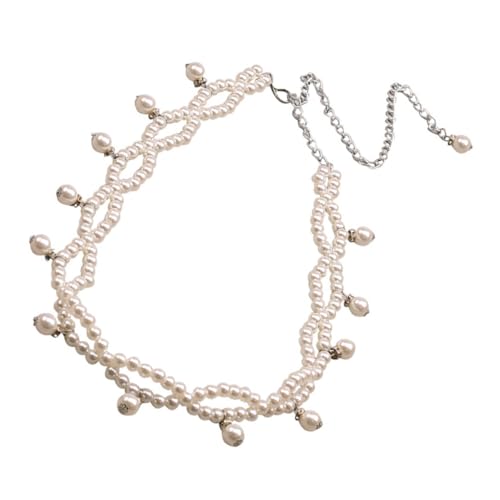 BESPORTBLE 2 Stck. Perlenkette Taillenkette für Damen Eleganter Gürtel Künstlichen Perlen Verstellbar Vielseitig Kombinierbar für Stilvolle Outfits Besondere Anlässe von BESPORTBLE