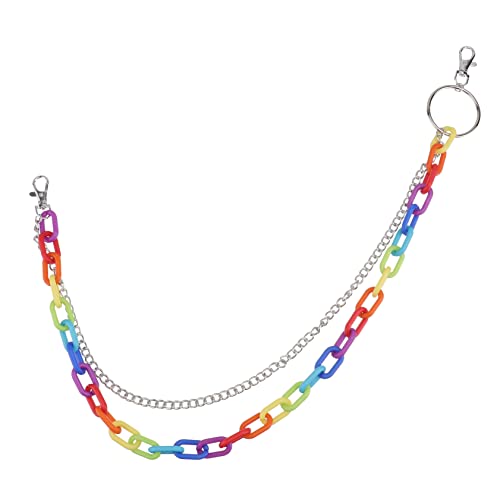 BESPORTBLE 2 Stck. Taillenkette für Damen Verstellbare Regenbogen Hosenkette Stilvolles Accessoire für Jeans Röcke Modischer Gürtel für Täglichen Gebrauch Schmuck für Partys Besondere Anlässe von BESPORTBLE