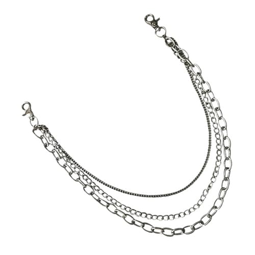 BESPORTBLE 2 Stck. Unisex Jeanskette Legierung Verstellbare Hosenkette für Männer Frauen Trendige Punk Gürtelkette für Jeans Lederhosen Eleganter Look von BESPORTBLE