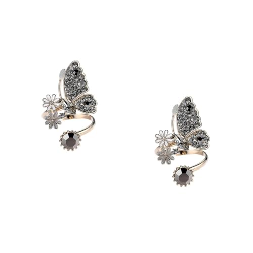 BESPORTBLE 2 Stck. Verstellbarer Offener Finger Ring für Damen Eleganter Modischer Schmetterlingsring Hochwertigem Material für Verschiedenen Outfits von BESPORTBLE