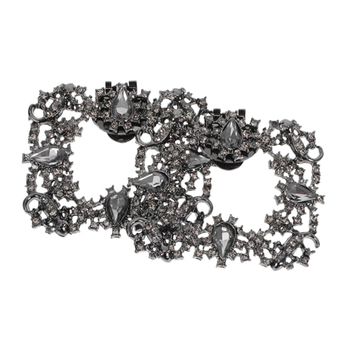 BESPORTBLE 2 Stück Abnehmbare Schuhclips aus Metall mit Funkelnden Strasssteinen Elegante Damenschuh-beschläge für High Heels Vielseitige Hochzeitsschmuck-dekoration für Braut und von BESPORTBLE