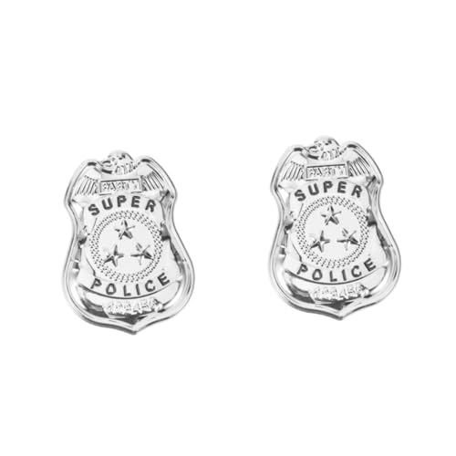 BESPORTBLE 2 Stück - Abzeichen für Männer Anstecknadeln für Männer Jubiläumsgeschenke für ihn Modeschmuck für Männer Polizeibrosche Metall von BESPORTBLE