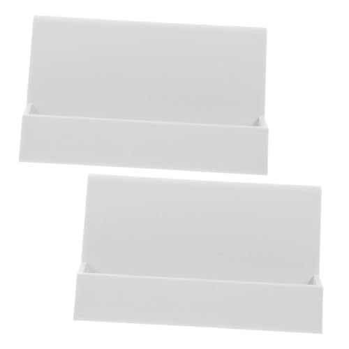 BESPORTBLE 2stücke Visitenkartenhalter Für Schreibtisch Kreative Aufbewahrungslösung Für Namenskarten Und Memo-Karten Für Büro Und Home Office Platzsparend Und Langlebig von BESPORTBLE