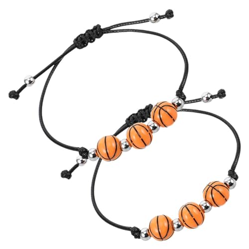 BESPORTBLE 2 Stück Basketball Armband Basketball Partyzubehör Basketball Mottoparty Jungen Armbänder Sport Basketball Armband Sport Party Armbänder Verstellbares BESPORTBLE 2 Stück Basketball Armband Basketball Partyzubehör Basketball Mottoparty Jungen Armbänder Sport Basketball Armband Sport Party Armbänder Verstellbares von BESPORTBLE