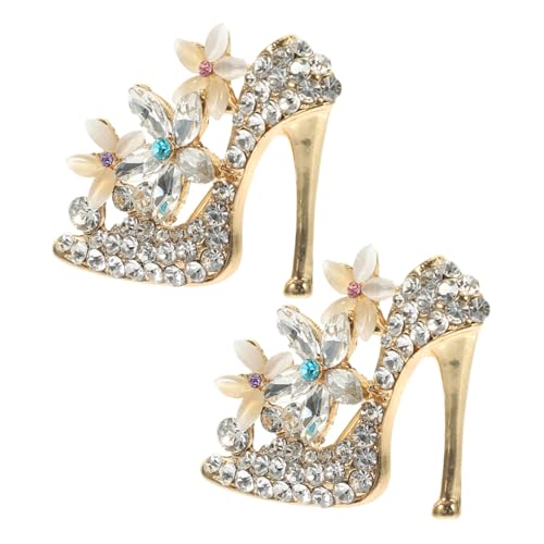 BESPORTBLE 2 Stück Brosche Schmuck Tuchnadel damen accessoires Accessoire-Mode Damen Schmuck Stilvolles Accessoire Strassbroschen viktorianische Brosche High Heels Brosche Legierung BESPORTBLE 2 Stück Brosche Schmuck Tuchnadel damen accessoires Accessoire-Mode Damen Schmuck Stilvolles Accessoire Strassbroschen viktorianische Brosche High Heels Brosche Legierung von BESPORTBLE