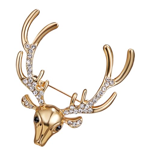 BESPORTBLE 2 Stück Brosche mit Strass Modische Tierform Anstecknadel für Damen und Herren Feine Verarbeitung Vielseitiger Schmuck für Kleidung und Revers Stilvolle Weihnachtsdekoration von BESPORTBLE