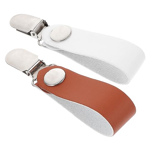 BESPORTBLE 2 Stück Clip Rand Sonnenhut Gepäck Multifunktional reisen klampen ruckack schurucksack rucksäcke vaude rucksackbeutel rucksak Reise-Gadgets für Männer Hut Zubehör Metall Weiß von BESPORTBLE