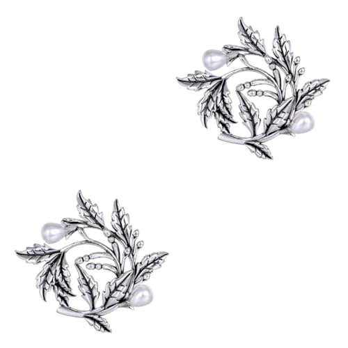 BESPORTBLE 2 Stück Corsage Brosche Blumengirlande Kränze Kranz Anstecknadel Brosche Für Kleid Brosche Schmuck Kleid Brosche Dekorative Brosche Anstecknadel Damen Brosche Brosche von BESPORTBLE