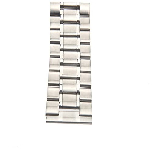 BESPORTBLE 2stücke Edelstahl-uhrenarmband Mit Massiven Gliedern Und Geradem Ende Inklusive Federstegen Für Uhrenarmbandglieder von BESPORTBLE