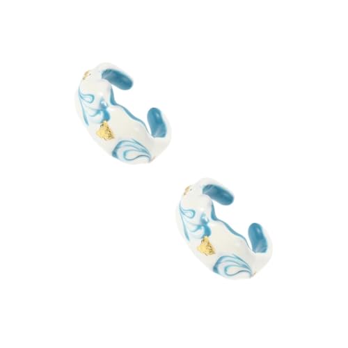 BESPORTBLE 2 Stück Eheringe für Romantische Finger Ringe Einzigartiges Design Stilvoller Schmuck für Verlobung Besondere Anlässe Geschenkideen für Valentinstag Geburtstage von BESPORTBLE