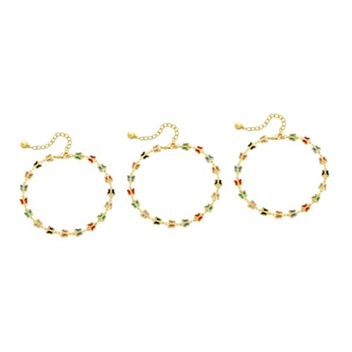 BESPORTBLE 2 Stück Fußkettchen für Damen Verstellbar Geometrisches Design mit Schmetterlingen Handgefertigte Fußkette Eleganter Schmuck für Sommer Strand Besondere Anlässe BESPORTBLE 2 Stück Fußkettchen für Damen Verstellbar Geometrisches Design mit Schmetterlingen Handgefertigte Fußkette Eleganter Schmuck für Sommer Strand Besondere Anlässe von BESPORTBLE