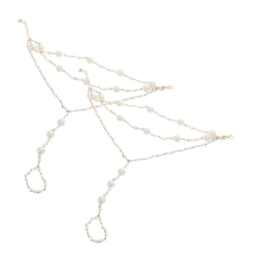 BESPORTBLE 2stücke Perlenfußkettchen Für Damen Verstellbar Mit Perlenquaste Strand-fußkette Leicht Und Atmungsaktiv Für Sommerschmuck Und Urlaub von BESPORTBLE