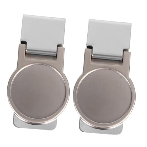 BESPORTBLE 2 Stück Geldbefestigungsklammer Geldaufbewahrungsklammer Rechnungsklammer Edelstahl Geldklammer Kleine Klammer von BESPORTBLE