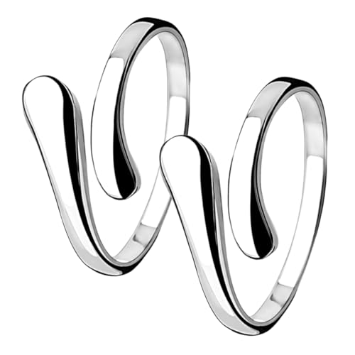 BESPORTBLE Stapelbares Geometrisches 2er-set Modischer Schmuck Mit Kreuzmuster Und Offenem Band Für Teenager Für Partys Und Verabredungen von BESPORTBLE