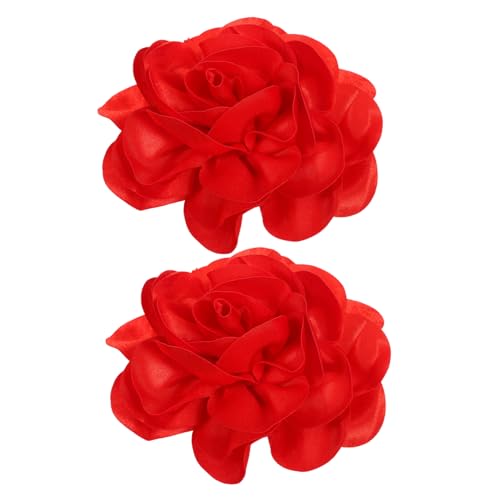 BESPORTBLE 2 Stück Große Handgefertigte Blumenbrosche Stoff Anstecknadel mit Robustem Verschluss Vielseitig für Damen Geeignet für Hochzeit Party Mäntel Schals und Taschen Teiliges von BESPORTBLE
