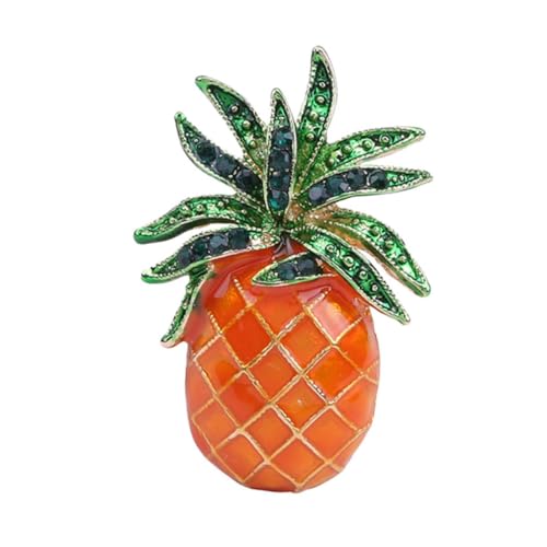BESPORTBLE 2 Stück Hawaii Ananas Brosche Kleidungsbrosche Damen Party Schmuck Pin Vielseitig Tragbar für Pullover Jacken Kleider und Festliche Anlässe von BESPORTBLE