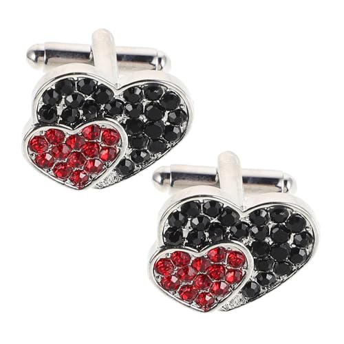 BESPORTBLE 2 Stück Ich Liebe Diamant-manschettenknöpfe Manschettenknopf Mit Strasssteinen Manschettenknöpfe Für Frauen Manschettenknöpfe Für Damen Zinklegierung BESPORTBLE 2 Stück Ich Liebe Diamant-manschettenknöpfe Manschettenknopf Mit Strasssteinen Manschettenknöpfe Für Frauen Manschettenknöpfe Für Damen Zinklegierung von BESPORTBLE