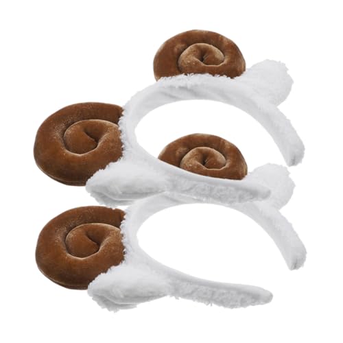 BESPORTBLE 2stücke Süße Schaf-ohr-hörner Stirnbänder Cartoon Stirnband Halloween Kopfschmuck Für Partys Geburtstage Kostüme von BESPORTBLE