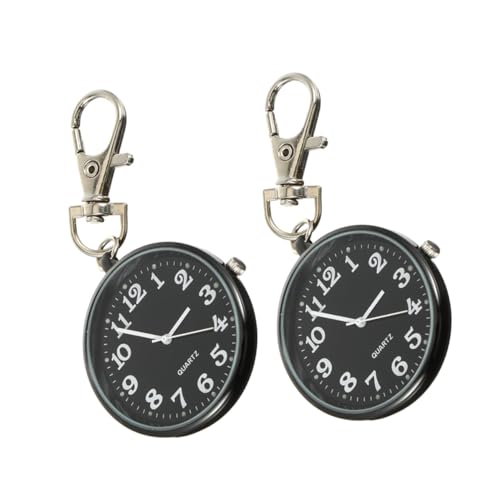 BESPORTBLE 2stücke Taschenuhr Mit Digitalanzeige Und Schlüsselanhänger Tragbar Brust Für Schnelles Ablesen Der Uhrzeit Geeignet Für Studenten Und Ältere Menschen von BESPORTBLE