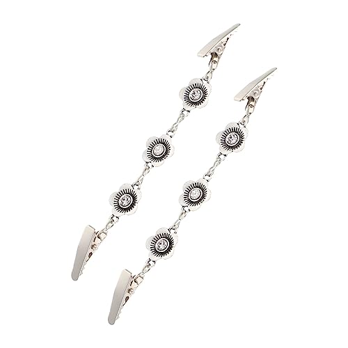 BESPORTBLE 2 Stück Kreative Blüten Metallic Clips für Pullover und Schals Vintage Cardigan Clip Dekorative Verschlüsse für Kleidung Langlebig und Praktisch von BESPORTBLE