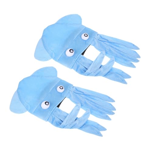 BESPORTBLE 2 Stück Kreative Octopus Hut Kopfbedeckung für Männer Frauen und Lustiges Kostüm Accessoire für Partys und Cosplay Dekoration von BESPORTBLE