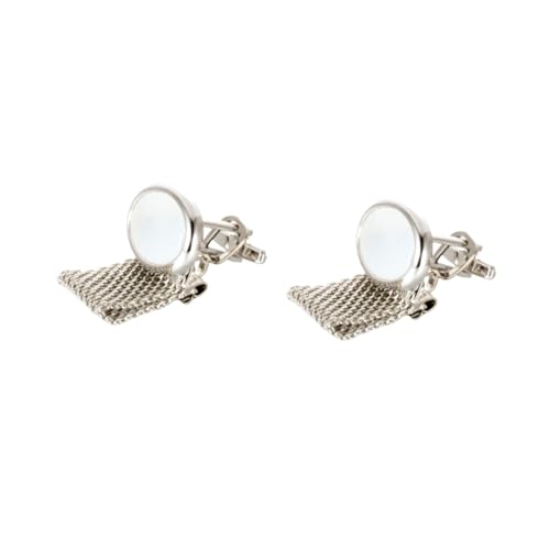 BESPORTBLE 2 Stück Manschettenknöpfe Herren Elegantes Design Vielseitige Cufflinks für Hochzeiten Geschäftstreffen Besondere Anlässe von BESPORTBLE