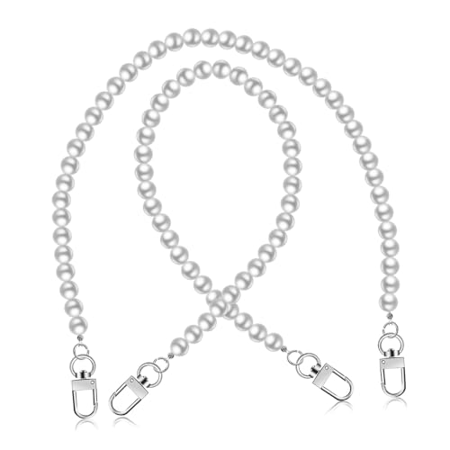 BESPORTBLE 2 Stück Metallic Hosenkette mit Imitationsperlen Langlebige Jeans Ketten Vielseitiges Accessoire für Damen und Herren für Punk Hip Hop Stil und DIY Taschenkette von BESPORTBLE