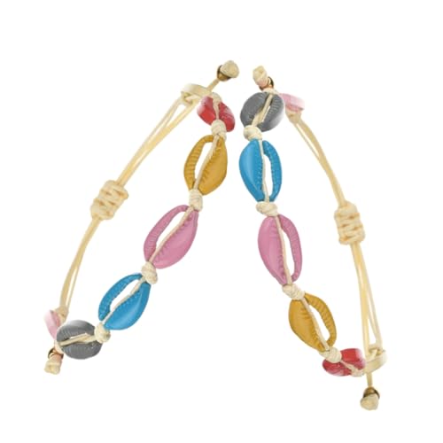 BESPORTBLE 2 Stück Muschelarmband halskette Strandaccessoire Schmuck aus Muscheln Fußkettchen aus Puka-Muschel Muschelarmbänder Legierung BESPORTBLE 2 Stück Muschelarmband halskette Strandaccessoire Schmuck aus Muscheln Fußkettchen aus Puka-Muschel Muschelarmbänder Legierung von BESPORTBLE