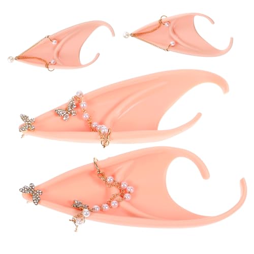 BESPORTBLE 2 Stück Perlenkettenohrringe perlen ohrringe zubehör ohrstecker Cosplay-Fee-Ohr Märchenkostüm für Mädchen Fee Ohr Ohrstützen Halloween-Cosplay-Ohr Fee-Ohr-Stütze Legierung BESPORTBLE 2 Stück Perlenkettenohrringe perlen ohrringe zubehör ohrstecker Cosplay-Fee-Ohr Märchenkostüm für Mädchen Fee Ohr Ohrstützen Halloween-Cosplay-Ohr Fee-Ohr-Stütze Legierung von BESPORTBLE