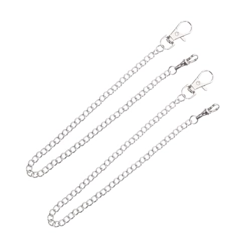 BESPORTBLE 2 Stück Retro Taschenuhr Kette mit Karabiner aus Metall Langlebige Westenkette für Jeans Gürtel Geldbörse Vielseitige Uhrkette als Uhrenzubehör und Party Accessoire BESPORTBLE 2 Stück Retro Taschenuhr Kette mit Karabiner aus Metall Langlebige Westenkette für Jeans Gürtel Geldbörse Vielseitige Uhrkette als Uhrenzubehör und Party Accessoire von BESPORTBLE