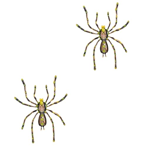 BESPORTBLE 2 Stück Rhinestone Spinnenbrosche für Frauen Exzentrisches Kostümzubehör für Kleider Schals Hüte Leicht Langlebig Perfektes für Freundinnen Familie von BESPORTBLE